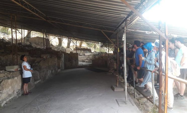 Öğretmenlerin Kazı Alanı Ziyareti