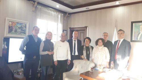 Antandros Derneği Balıkesir Büyükşehir Belediyesi’ni Ziyaret Etti